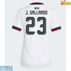 Billiga Mexiko Jesus Gallardo #23 Bortatröja Dam VM 2026 Kortärmad